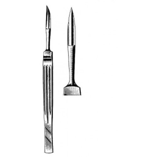 Joseph Plastic Knife, sharp tip, Straight, 15cm