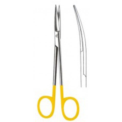 JOSEPH Plastic Scissors Curved 14cm Tungsten Carbide