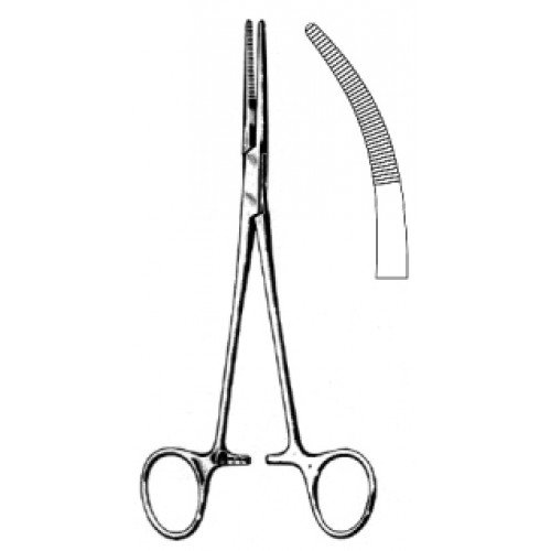 Kelly Rankin Hemostatic Forceps, Curved, 16cm