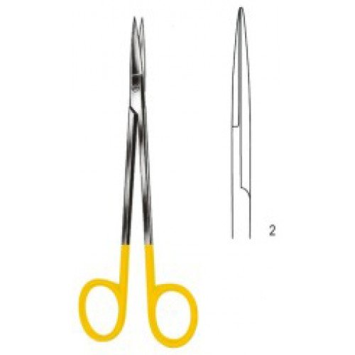 Kelly Scissors Straight 18cm Tungsten Carbide