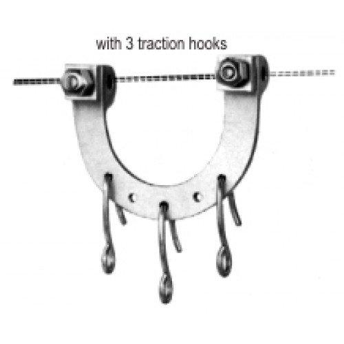 Kirschner Extension Bow with 3 Hooks 60x60mm