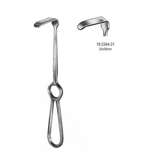 Kocher Langenbeck Retractor 25x6mm, 21.5cm