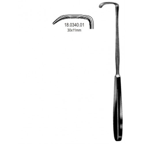 Kocher Langenbeck Retractor 30x11mm, 22cm