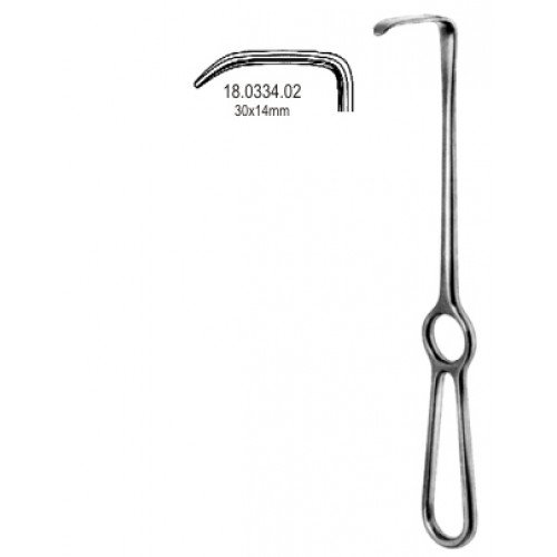 Kocher Langenbeck Retractor 30x14mm, 21cm