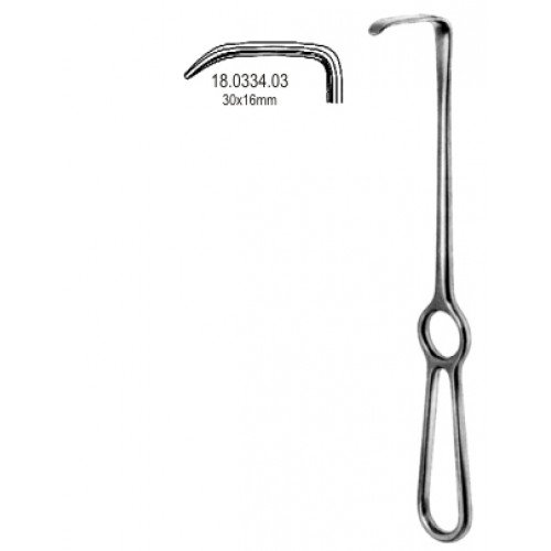 Kocher Langenbeck Retractor 30x16mm, 21cm