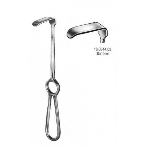 Kocher Langenbeck Retractor 35x11mm, 21.5cm