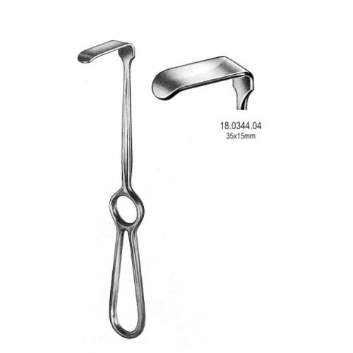 Kocher Langenbeck Retractor 35x15mm, 21.5cm