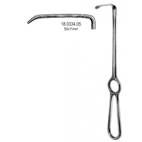 Kocher Langenbeck Retractor 50x11mm, 21cm