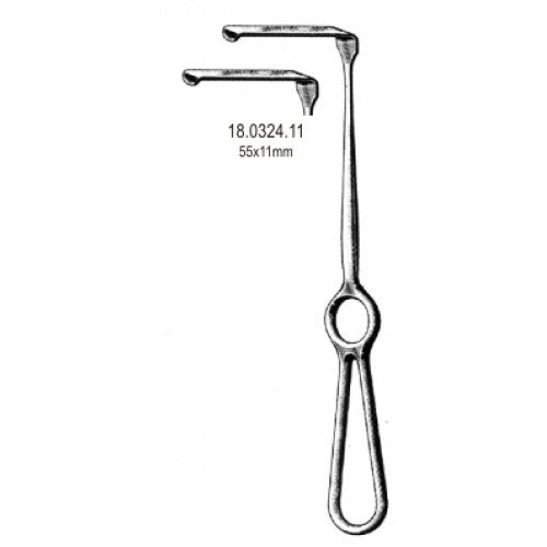 Kocher Retractor 55x11mm, 21cm