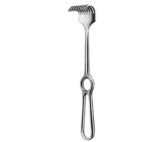 Koerte Retractor, Blunt, 40x30mm, 8 Prongs, 23.5cm