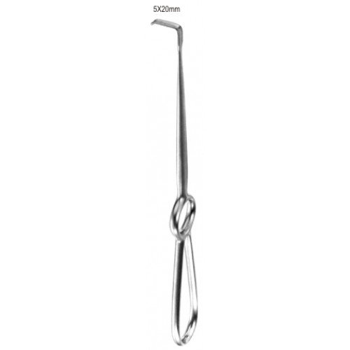 Kreidler Soft Tissue Retractor 5x20mm, 21cm