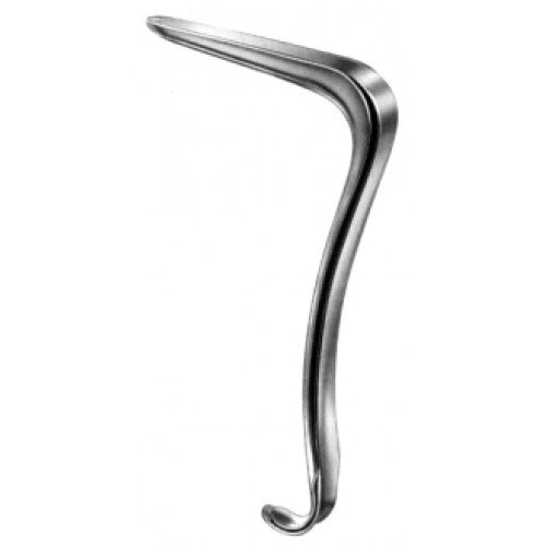 Kristeller Vaginal Speculum 105x18mm set of 1 speculum and 1 retractor each