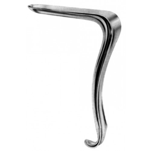 Kristeller Vaginal Speculum, 135x36mm, Set of 2