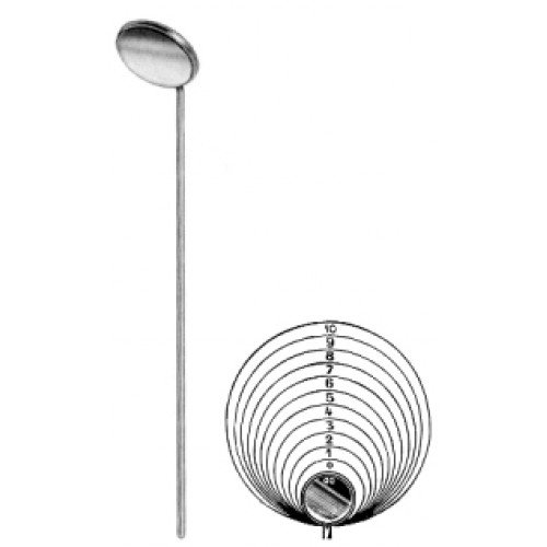 Laryngeal Mirror without handle 24mm, Fig.7