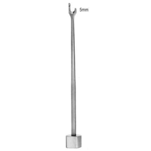 Lateral Nasal Wall Osteotome with Guard, 5mm, 19cm