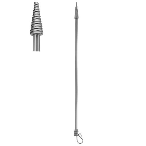 Leech-Wilkinson Int-uterine cannula 10x25mm small, 26.5cm