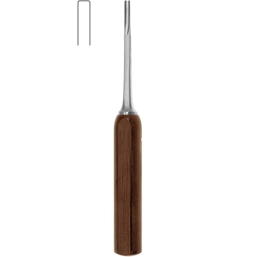 Lexer Mini Bone Gouge/Chisel, 12mm, Fibre Handle, 18cm