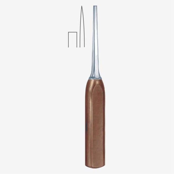 Lexer Mini Bone Osteotome/Chisel, 12mm, Fibre Handle, 18cm