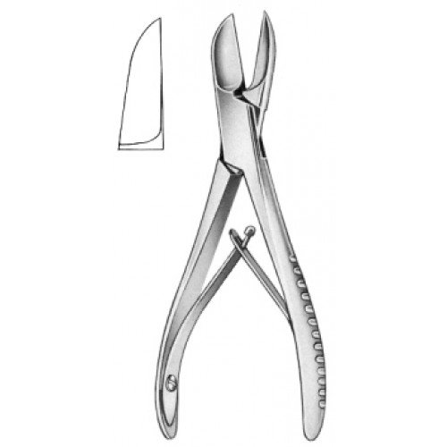 Liston Bone Cutting Forceps, Angled, 14cm