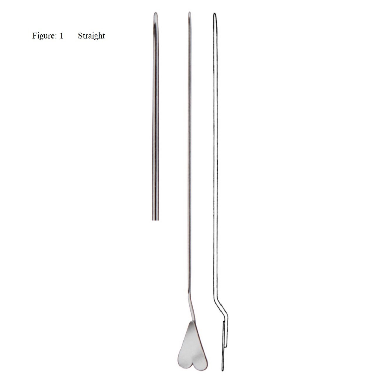 Lockhart Mummery Fistula Director, Probe, No.1, Straight, 16.5cm