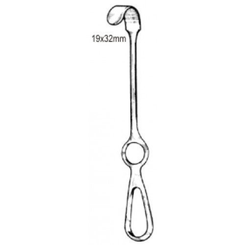 London Hospital Retractor 19x32mm, 23cm