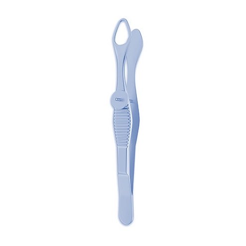 Lordan Chalazion Forceps, Locking Thumb Screw, Triangular Jaws, Titanium, 9cm