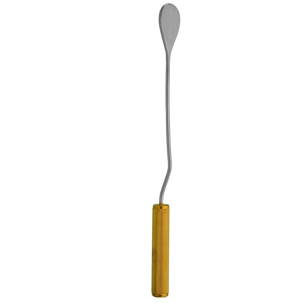 MacCollum Dingman Transauxillary Submammary Breast Dissector, Retractor, Angled, 35x61x7.35mm Blade, Length 43cm