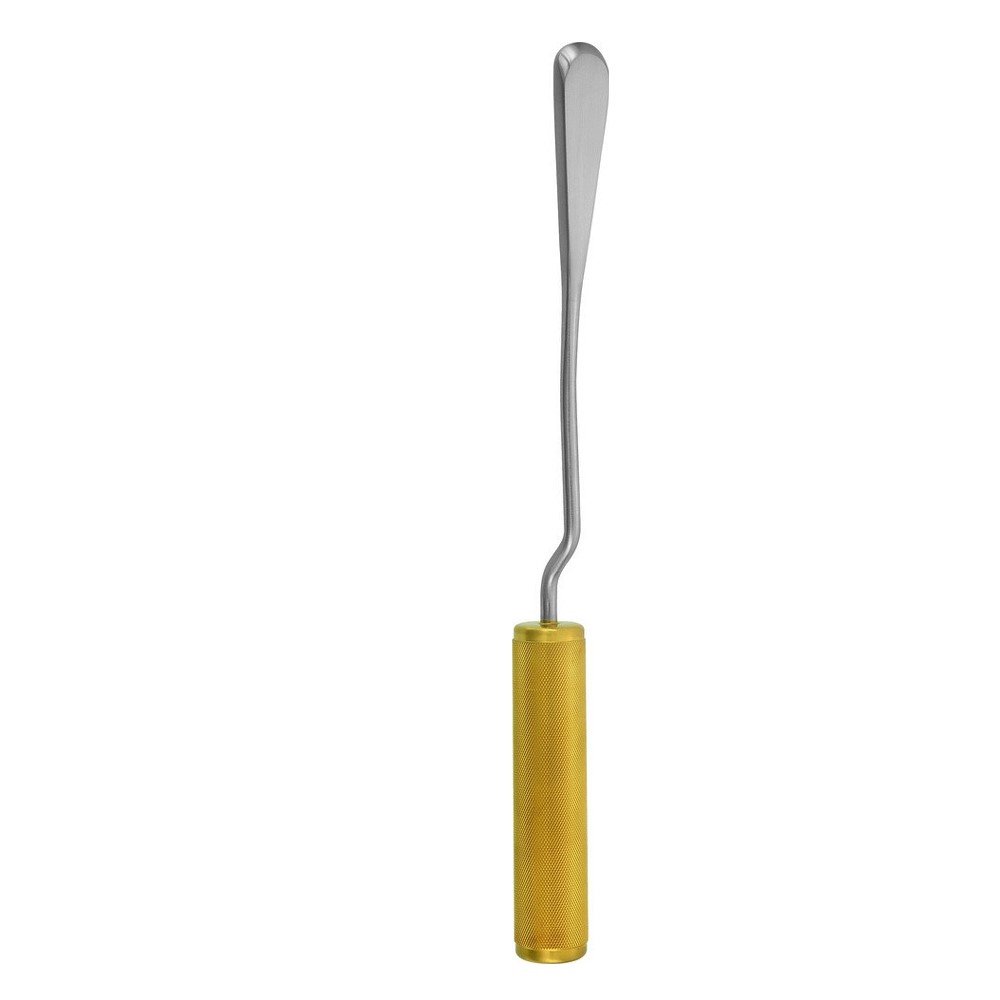 MacCollum Dingman Transauxillary Submammary Breast Dissector, Retractor, Angled, Length 31.5cm
