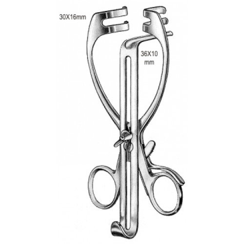Mayo Adams Retractor with Central Blade, 17cm