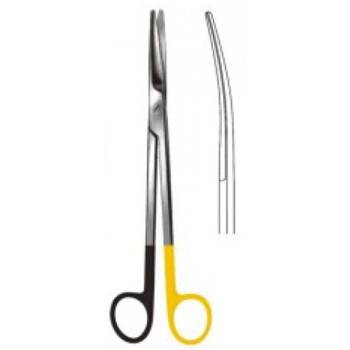 Mayo Harrington Scissors, Curved, Supercut, Tungsten Carbide, 22cm