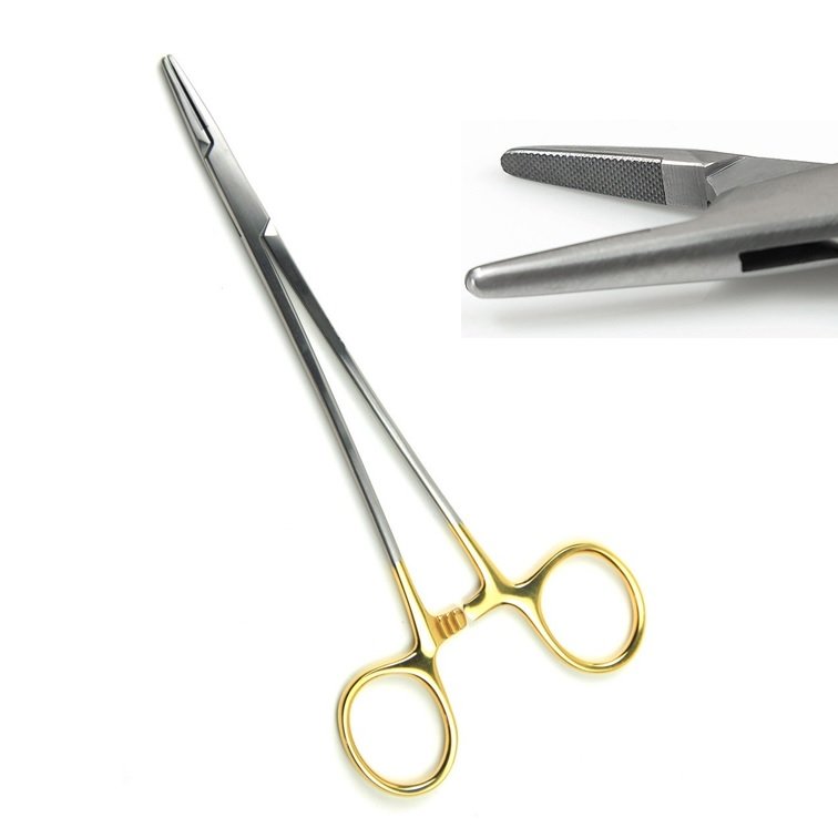 Mayo Hegar Needle Holders, Straight, Tungsten Carbide, 15cm