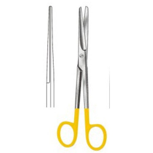 Mayo Scissors Straight 17cm Tungsten Carbide