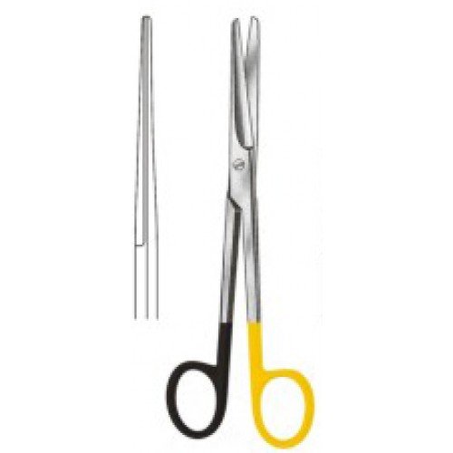 Mayo Scissors, Straight, Supercut, Tungsten Carbide, 17cm