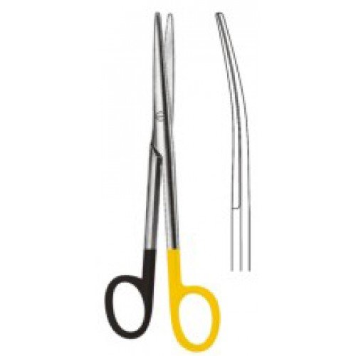 Mayo Stille Scissors, Curved, Supercut, Tungsten Carbide, 21cm