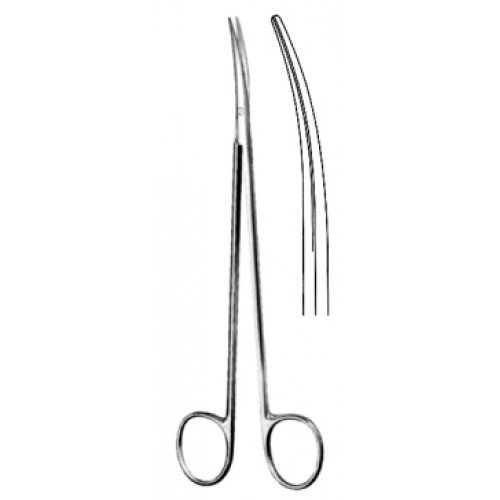 Metzenbaum Fino Scissors, Sharp/Sharp, S-Curved, 23cm