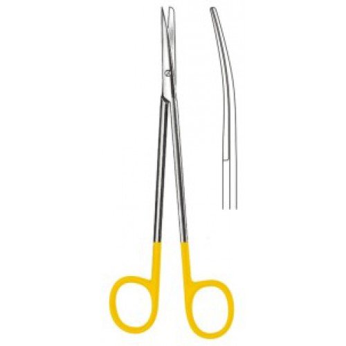 Metzenbaum Nelson, Scissors, Curved, Sharp/Blunt, Tungsten Carbide, 25cm