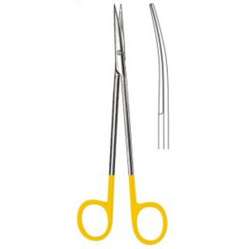 Metzenbaum Nelson Scissors, Curved, Sharp/Sharp, Tungsten Carbide, 28cm