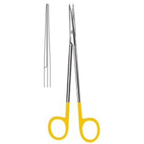 Metzenbaum Nelson Scissors, Straight, Sharp/Sharp, Tungsten Carbide, 30cm