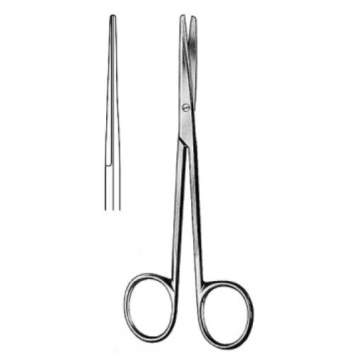 Metzenbaum Scissors, Blunt/Blunt, Straight, 14.5cm