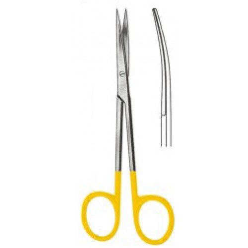 Metzenbaum Scissors, Curved, Sharp/Sharp, Tungsten Carbide, 14.5cm