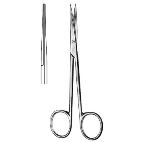 Metzenbaum Scissors, Sharp/Sharp, Straight, 14.5cm