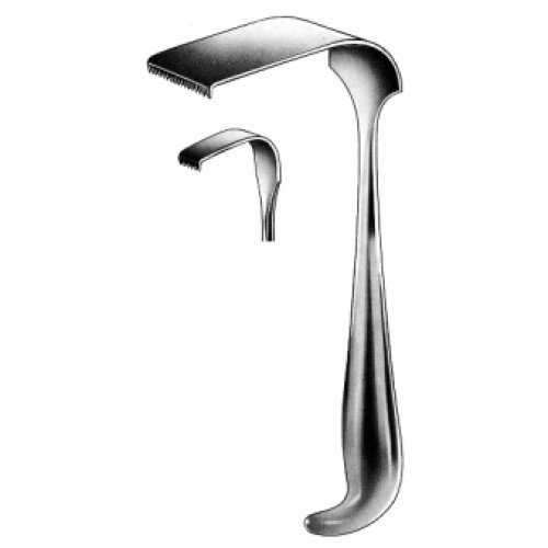Meyerding Retractor, Curved Blade, Small 50x16mm, 20cm