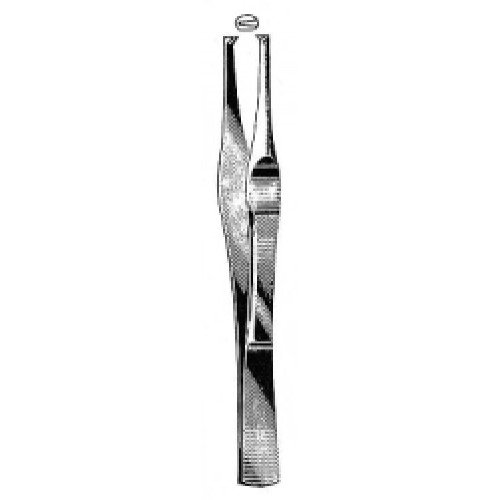 Michel Suture Clip Forceps, 1×2 Teeth, 12cm