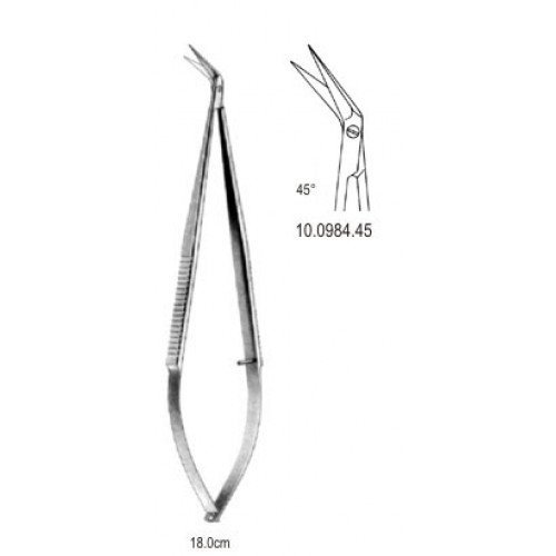 Micro Scissor 45 Degree, 18cm