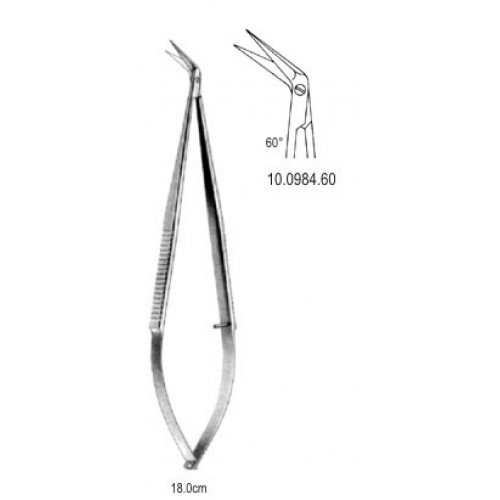 Micro Scissor 60 Degree, 18cm