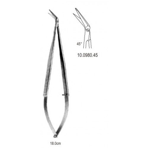 Micro Scissor probe end 45 Degree, 18cm