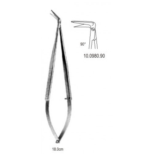 Micro Scissor probe end 90 Degree, 18cm