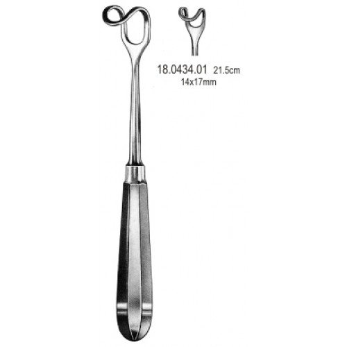 Middeldorf Retractor Hollow Handle 14x17mm, 21.5cm