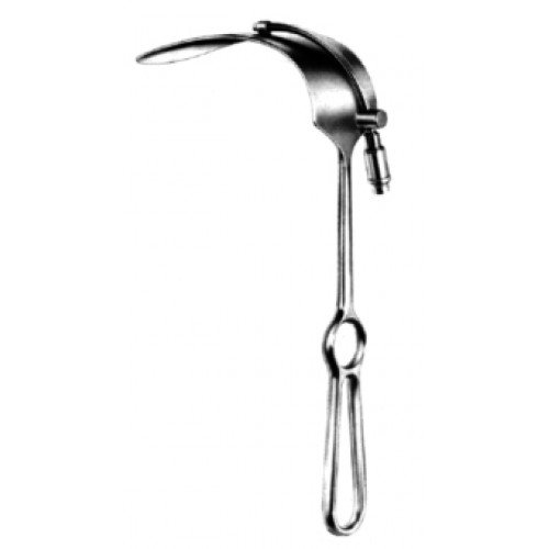 Mikulicz Retractor with Light Carrier 120x50mm, 26cm