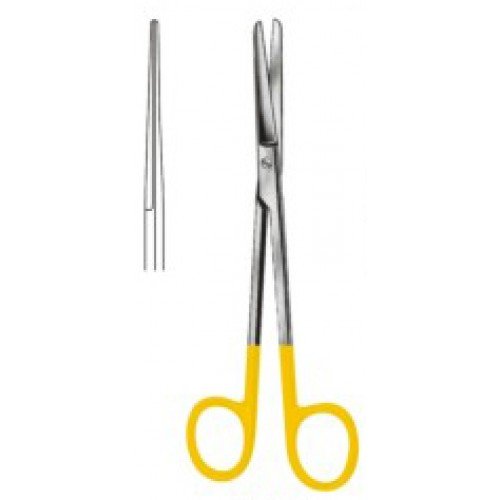 Mixter Scissors, Blunt/Blunt, Straight, Tungsten Carbide, 15.5cm